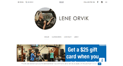 Desktop Screenshot of leneorvik.no